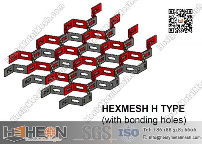 Hexmesh with bonding holes