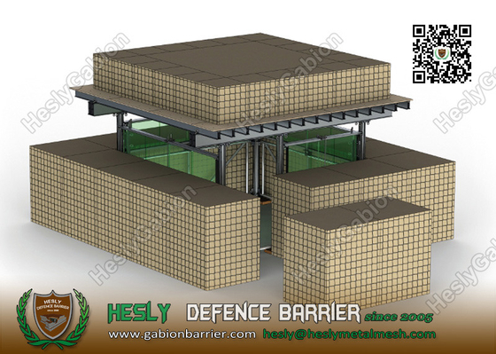 China China Military Bastion Barrier Factory | 1X1X1m defensive barrier Units | 2.21X2.13X2.13 Bastion Units supplier