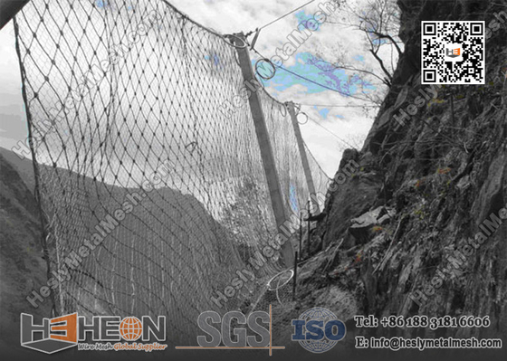 China Passive SNS Rockfall Mesh Fencing System | China Rockfall Catch Barrier Factory supplier