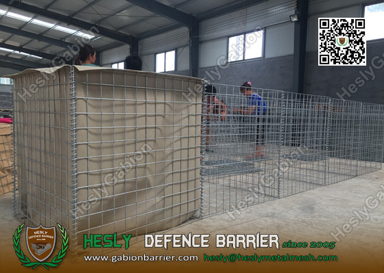 China 1mX1mX1m HESCO Defensive Bastion Barrier | Military Defence Fence China Supplier supplier