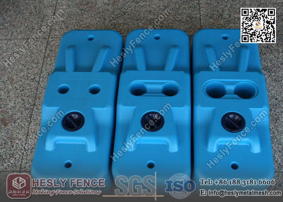 China Blue Color BLOW Molding Plastic Feet for temporary fence | China Temporary Fencing Feet Manufacturer supplier