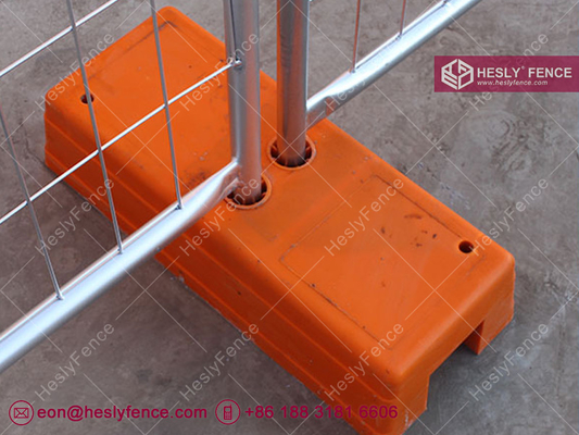 China Injection Mould Plastic Feet for Temporary Fencing | China Temp Fencing Block Factory supplier