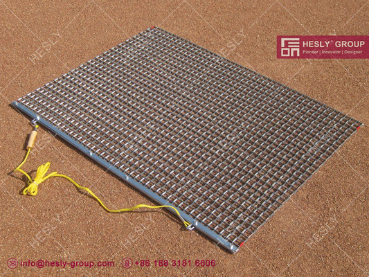 China 4'x4' Galvanised Steel Drag Mat for playground and | HESLY China Factory sales supplier