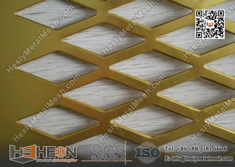 brass diamond hole perforated