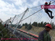 250KJ, 4m high Passive Rockfall Protection Barrier System, Galvanized Coated, 4X5m Rope Net, China Factory Direct Sales supplier