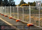 Australia Style 2.1X2.4m Tempoary Fencing Panels with Blow Mould Plastic Feet supplier