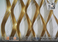 75X155mm Diamond Hole Golden Aluminum Expanded Metal Sheet | China Supplier supplier
