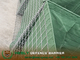 Recoverable Defensive Barrier with beige color Geotextile-lined | China Gabion Barrier Factory supplier