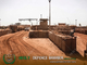 UN PKF Military HESLY Bastion Barrier, 1.37m high lined with heavy duty geotextile, Green Color supplier