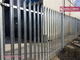 2.4m high &quot;W&quot; pale  galvanised Steel Palisade Fence | China steel fence factory sales supplier
