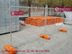 Temporary Mesh Fence | 2.1mX2.4m width | recycled rubber feet | Hesly China Factory Exporter supplier