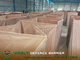 HESCO Defensive Barriers | MIL10 2.21m high | 5.0mm wire thickness | 3&quot;X3&quot; squre hole | Brown geotextile - HESLY Barrier supplier