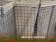 Somalia UN Peace keeping Defensive Barrier | 1.37m high X 1.06m width | MIL1 unit | tan brown geotextile - HESLY supplier