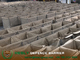 HESCO Defensive Barriers HMIL Unit | Gabion Cages Lined with Geotextile Fabric | Galvanised Wire Mesh Frame supplier