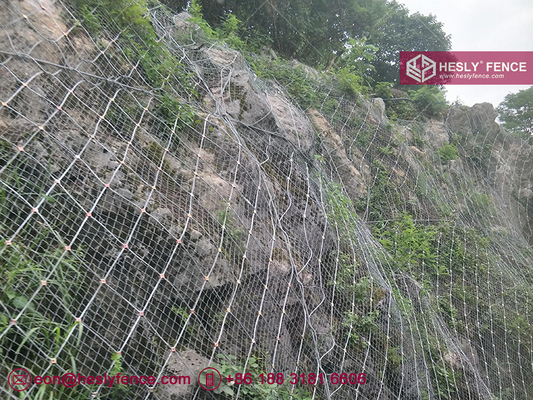 China SNS Active Rockfall Protection Netting | Double Layer Mesh | HESLY Brand | China Factory Sales supplier