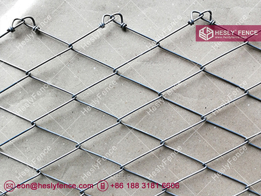 China High Tensile Steel Wire Chain Link Wire Mesh for Rockfall Barrier System | High Zinc Coating | 3.0mm wire thk - Hesly supplier