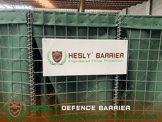 China HESLY Defensive Barrier | 2.21m high | 1.06m width | Lined military sand geotextile - China Factory supplier