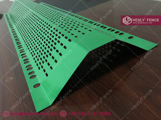 China 30% opening ratio Wind Barriers | 1.5mm thickness | 300mm width | 3000mm length - HeslyFence supplier