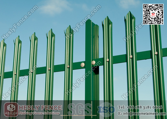 China &quot;W&quot; section pale Steel Palisade Fencing with Powder Coated China Supplier supplier