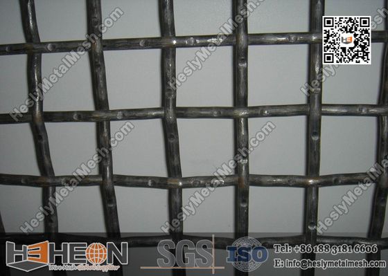 China 65Mn Crimped Wire Mesh | 15mm Wire Dia. Mining Sieving Screen supplier