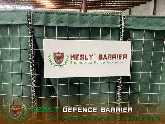 China 1X1X1m Welded Mesh Military Defensive Barrier | HESLY China Bastion Barrier Factory supplier