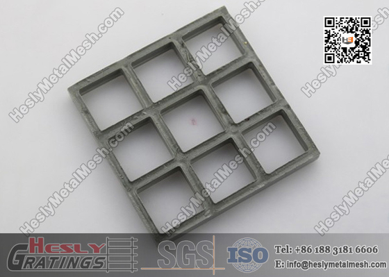 China Grey Color 38X38mm Fiberglass Grating supplier