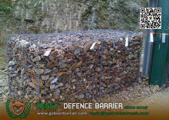 China HESLY Architectural Welded Mesh Gabion | 1X1X1m | 100X100mm mesh opening supplier