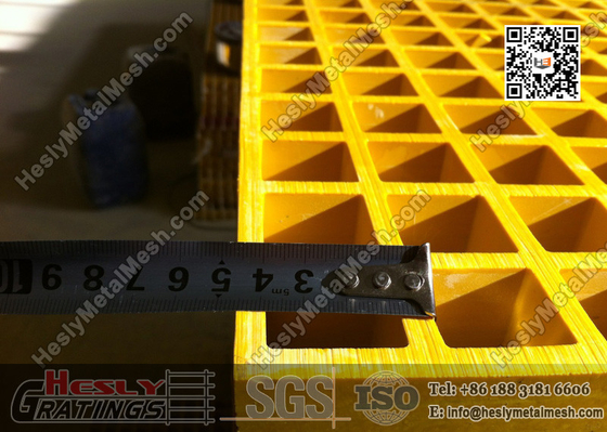 China 1.22 X 3.44m Fiberglass Reinforced Plastic Molded Grating | ABS Certificated supplier
