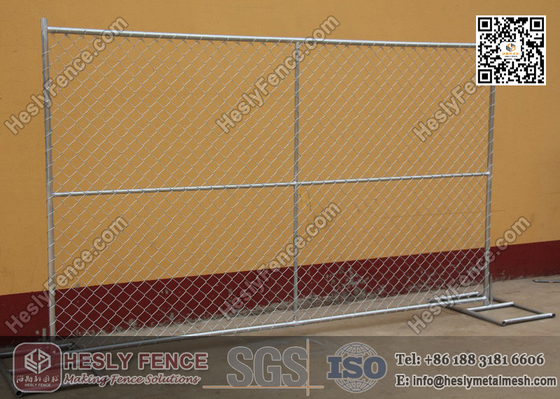 China 50*50mm opening size galvanised removable Chain Link tempoary fence supplier