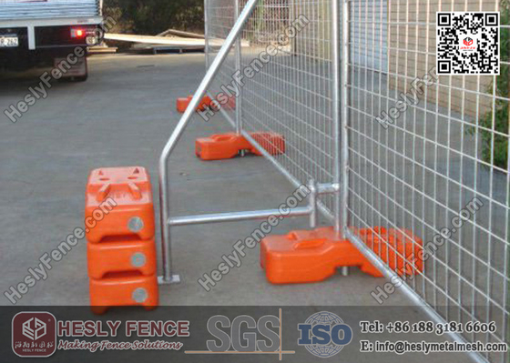 China Temporary Fencing Stays/Brace with 3 Blow Moulded Plastic Blocks supplier