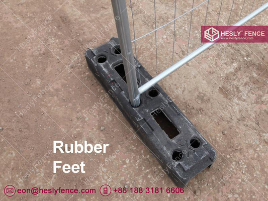 China 18kgs Rubber Block Feet for Temporary Fencing | Recycled Temporary Fencing Blocks supplier