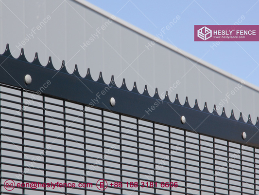 China 358 High Security Wire Mesh Fence | Anti Climb &amp; Anti Cut | Black Powder Coated | 2.5X3.0m panel | HeslyFence, China supplier