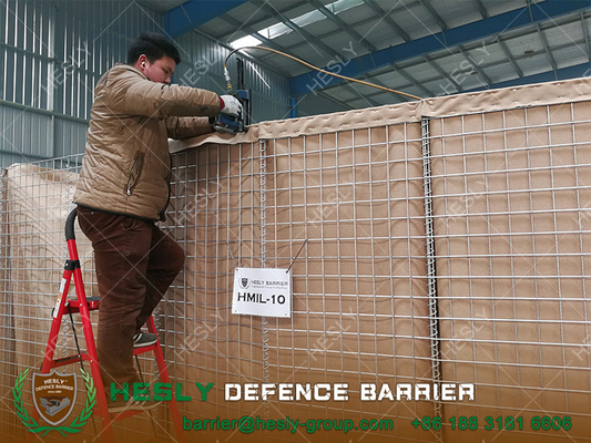 China HESLY Military Defensive Barrier | high 2.21m | 1.52m width | 5.0mm wire thickness | HESLY China Factory Sales supplier