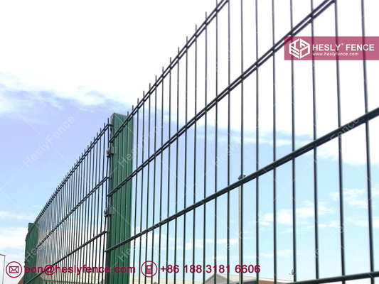 China 656 Double Wire Mesh Fencing | Sports Fence | 6.0mm twin horizontal wire | Rigid Mesh Panel | Powder Coated supplier
