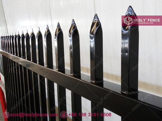 China 1800X2400mm Garrison Metal Tubular Fence for sale | China Steel Picket Fence supplier