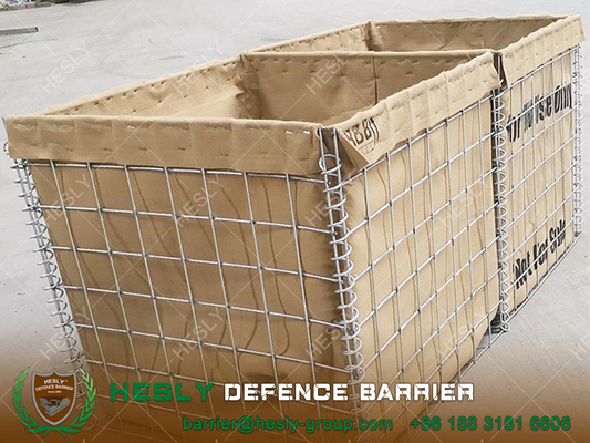 China Military Geotextile-lined Welded Mesh Gabion Barrier | China Bastion Barrier Manufacturer supplier