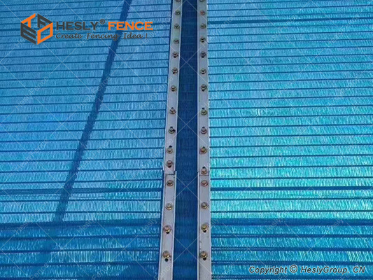 China Polyester Flexible Wind Screen Fence, Blue Color, 400g/SQ.M, China Wind Screen Mesh for Coal For Coal Storage supplier