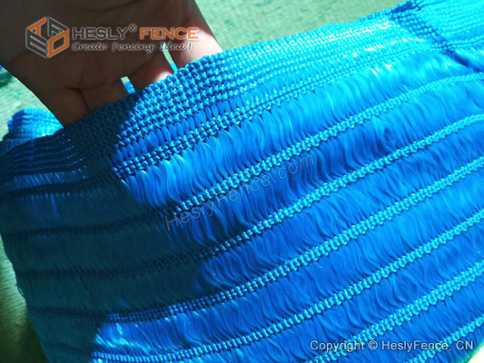 China Blue Ployest Wind Screen Fabric, Flexible Wind Fence, 500g/m2, China Windbreak Fene Wall supplier
