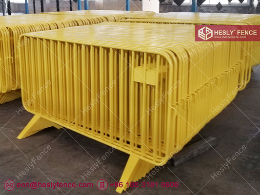 China Fixed Claw Feet Crowd Control Barriers | 1.1mX2.2m | powder coated | Anping China Factory supplier