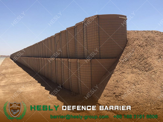 China 2.21m high Military Defensive Barrier, Military Guard, China gabion barrier lined with geotextile manufacturer supplier