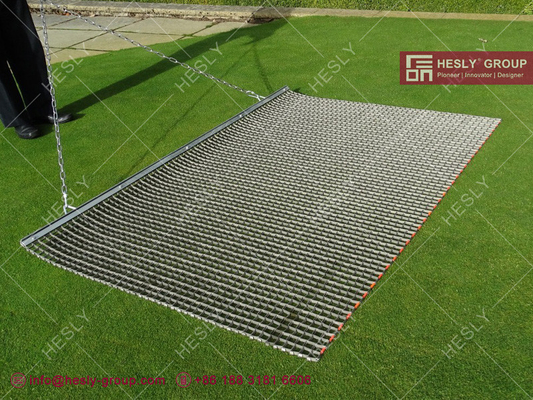 China 6'X6' Flexible Steel Drag Mat for any surface | HESLY China Manufacturer supplier supplier