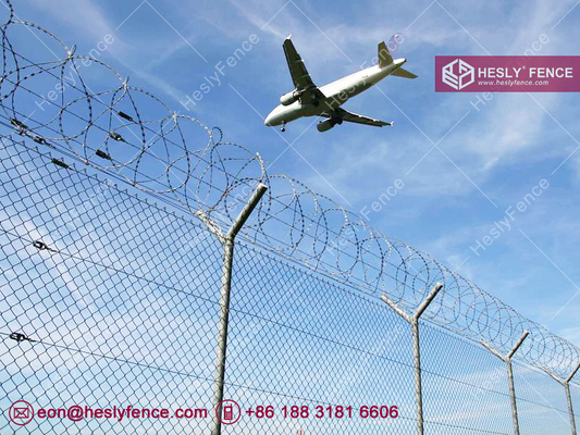 China Galvanised Chain Link Wire Fence | 60X60mm diamond hole | 3m high | Hesly Fence - China supplier