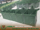 Military gabion Sand Barrier Wall, 0.61X0.61X3.05m, Olive Green Geotextile Cloth, China Manufacturer supplier