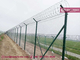 Chain Link Fence for Airport Perimeter | &quot;Y&quot; post and top Razor Wire | 2&quot; diamond hole | Hesly Fence - China supplier