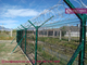 3D Welded Wire Mesh Fencing Panels, RAL6005 PVC coated, 2.4mX2.5m, Airport Perimeter Security Fence supplier