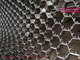 Carbon Steel 14 Gauge 50mm hexagonal mesh, off-set lances for Refractory furnace lining supplier
