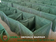 1.37m height Military Protective Barrier Wall, Military Green Geotextile Cloth, Welded Wire Mesh Frame - Factory sales supplier