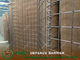 High 2.0m Military Defensive Barrier  With Welded Wire Mesh Frame, Lined heavy duty geotextile supplier