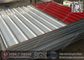 2.1X2.4m Temporary Corrugated Sheet Fencing Red Color | 2.0X2.5m Temporary Construction Hoarding Fence supplier