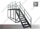 Ladder platform bar stair galvanized industrial steel stair supplier